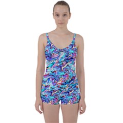 Ml 114 Tie Front Two Piece Tankini by ArtworkByPatrick