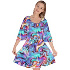 Ml 114 Velour Kimono Dress