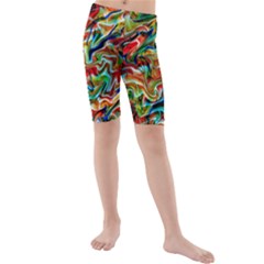 Ml 114 1 Kids  Mid Length Swim Shorts by ArtworkByPatrick