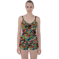 Ml 114 1 Tie Front Two Piece Tankini by ArtworkByPatrick