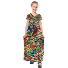 Ml 114 1 Kids  Short Sleeve Maxi Dress by ArtworkByPatrick