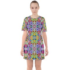 Ml 115 Sixties Short Sleeve Mini Dress