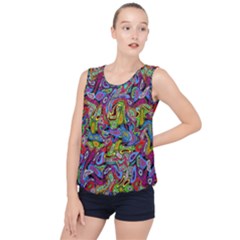 Ml 115 1 Bubble Hem Chiffon Tank Top by ArtworkByPatrick