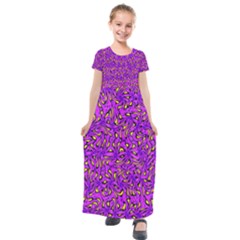 Ml 116 1 Kids  Short Sleeve Maxi Dress by ArtworkByPatrick