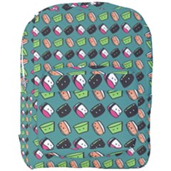 That Is How I Roll - Turquoise Full Print Backpack by WensdaiAmbrose