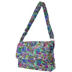 Leaves Leaf Nature Ecological Full Print Messenger Bag