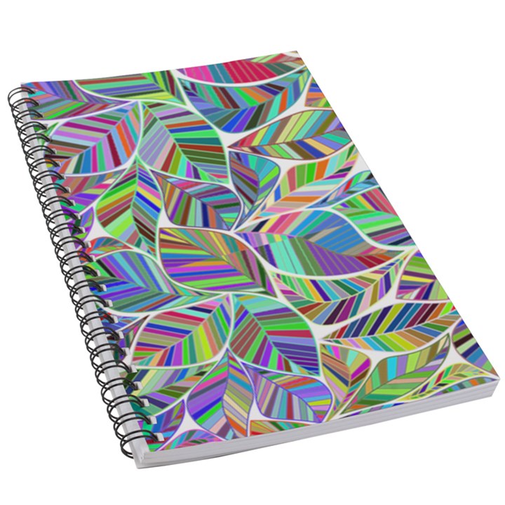 Leaves Leaf Nature Ecological 5.5  x 8.5  Notebook