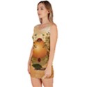 Wonderful Easter Egg With Flowers And Snail Bodycon Dress View2