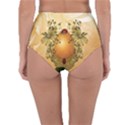 Wonderful Easter Egg With Flowers And Snail Reversible High-Waist Bikini Bottoms View4