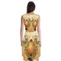 Wonderful Easter Egg With Flowers And Snail Sleeveless Chiffon Dress   View2