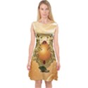 Wonderful Easter Egg With Flowers And Snail Capsleeve Midi Dress View1