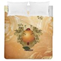 Wonderful Easter Egg With Flowers And Snail Duvet Cover Double Side (Queen Size) View2