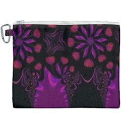 Background Red Purple Black Color Canvas Cosmetic Bag (xxxl) by Pakrebo