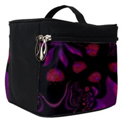 Background Red Purple Black Color Make Up Travel Bag (small) by Pakrebo