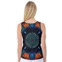 Ornament Fractal Pattern Background Women s Basketball Tank Top View2