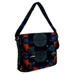 Ornament Fractal Pattern Background Buckle Messenger Bag by Pakrebo