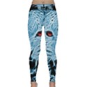 Animals Leopard Fractal Photoshop Classic Yoga Leggings View1