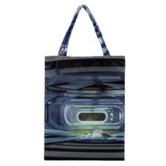 Spaceship Interior Stage Design Classic Tote Bag by Pakrebo