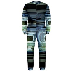 Spaceship Interior Stage Design Onepiece Jumpsuit (men)  by Pakrebo