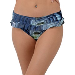 Spaceship Interior Stage Design Frill Bikini Bottom