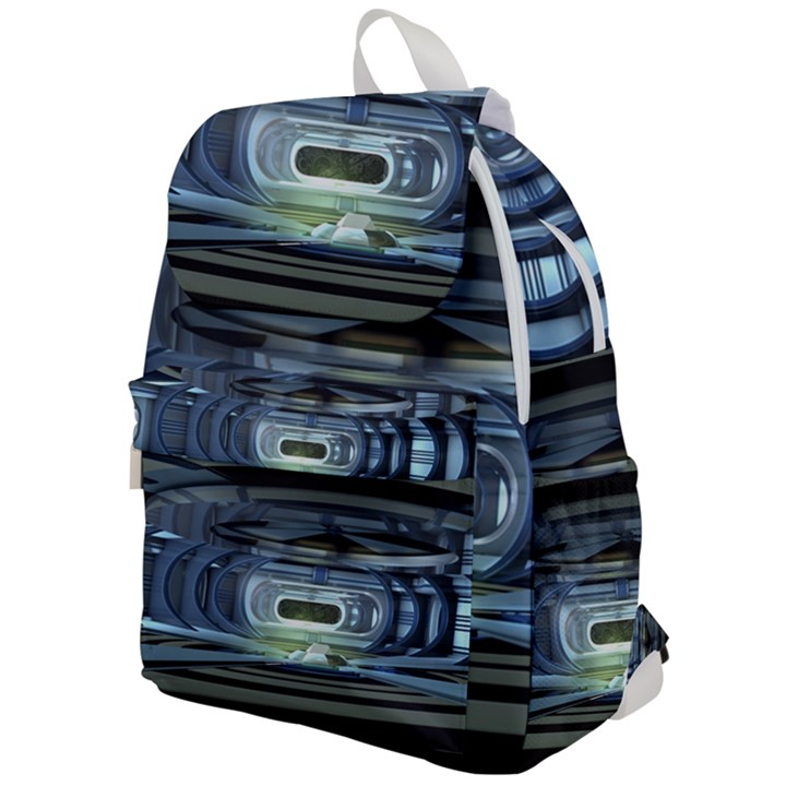 Spaceship Interior Stage Design Top Flap Backpack