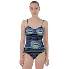 Spaceship Interior Stage Design Sweetheart Tankini Set by Pakrebo