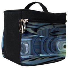 Spaceship Interior Stage Design Make Up Travel Bag (big) by Pakrebo