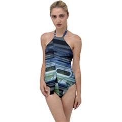 Spaceship Interior Stage Design Go With The Flow One Piece Swimsuit by Pakrebo