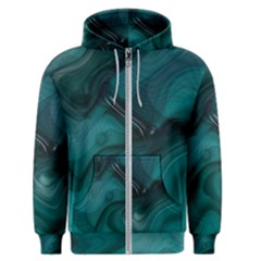 Abstract Graphics Water Web Layout Men s Zipper Hoodie