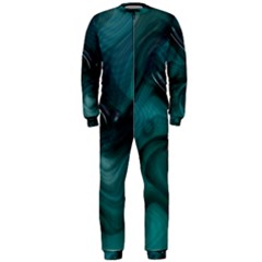 Abstract Graphics Water Web Layout Onepiece Jumpsuit (men)  by Pakrebo