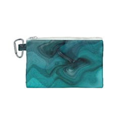 Abstract Graphics Water Web Layout Canvas Cosmetic Bag (small) by Pakrebo