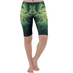 Fractal Jwildfire Scifi Cropped Leggings  by Pakrebo