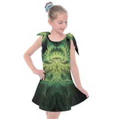 Fractal Jwildfire Scifi Kids  Tie Up Tunic Dress by Pakrebo