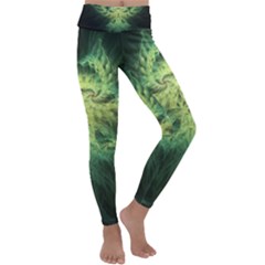 Fractal Jwildfire Scifi Kids  Lightweight Velour Classic Yoga Leggings