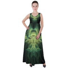 Fractal Jwildfire Scifi Empire Waist Velour Maxi Dress