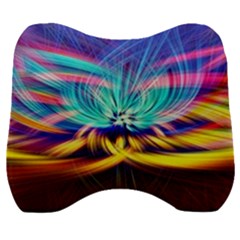 Colorful Chakra Lsd Spirituality Velour Head Support Cushion by Pakrebo