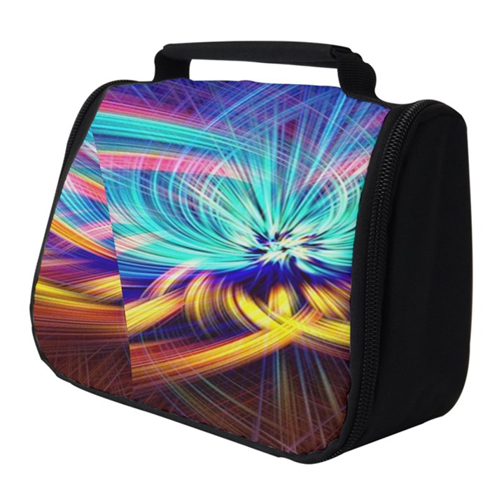 Colorful Chakra Lsd Spirituality Full Print Travel Pouch (Small)