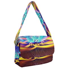 Colorful Chakra Lsd Spirituality Courier Bag by Pakrebo