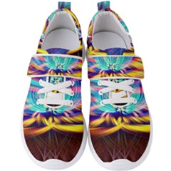 Colorful Chakra Lsd Spirituality Men s Velcro Strap Shoes