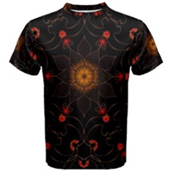 Ornament Background Tender Web Men s Cotton Tee by Pakrebo