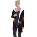 Ornament Background Tender Web Longline Hooded Cardigan View1