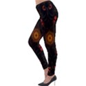 Ornament Background Tender Web Lightweight Velour Leggings View3