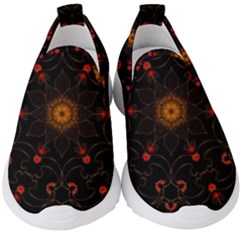 Ornament Background Tender Web Kids  Slip On Sneakers