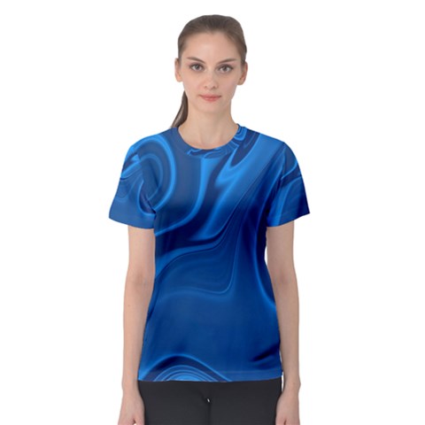 Rendering Streak Wave Background Women s Sport Mesh Tee by Pakrebo