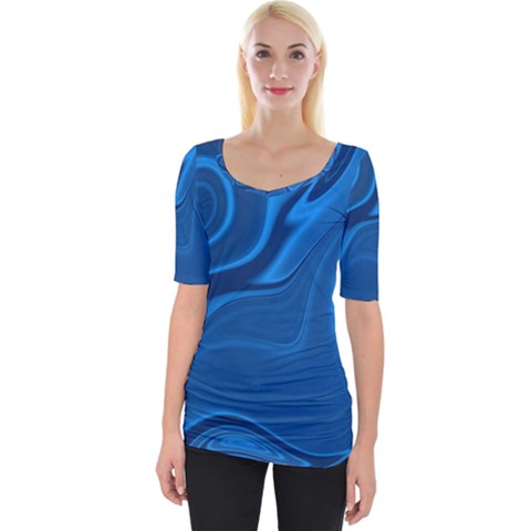 Rendering Streak Wave Background Wide Neckline Tee by Pakrebo