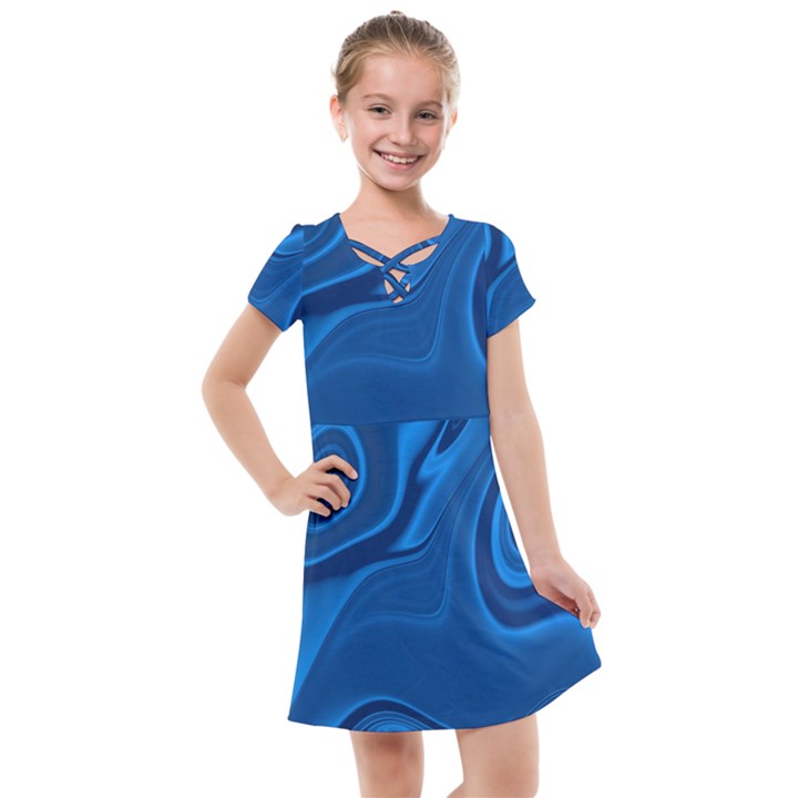 Rendering Streak Wave Background Kids  Cross Web Dress