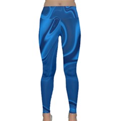 Rendering Streak Wave Background Lightweight Velour Classic Yoga Leggings by Pakrebo