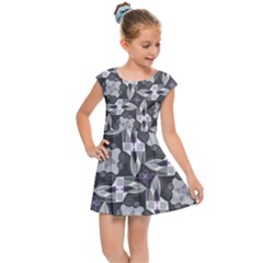 Ornament Pattern Background Kids  Cap Sleeve Dress