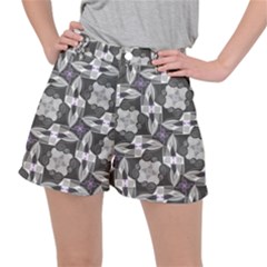 Ornament Pattern Background Stretch Ripstop Shorts