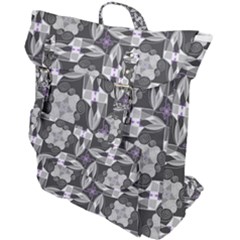 Ornament Pattern Background Buckle Up Backpack